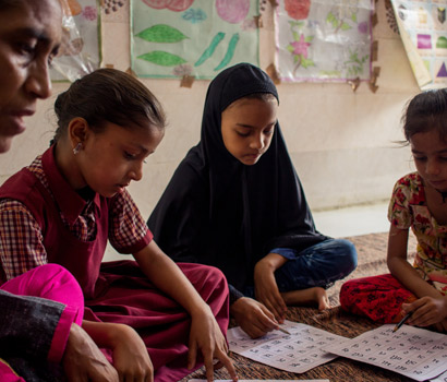 Kids Learning at the Centre