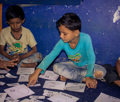 Kids at the Centre in Ahmedabad