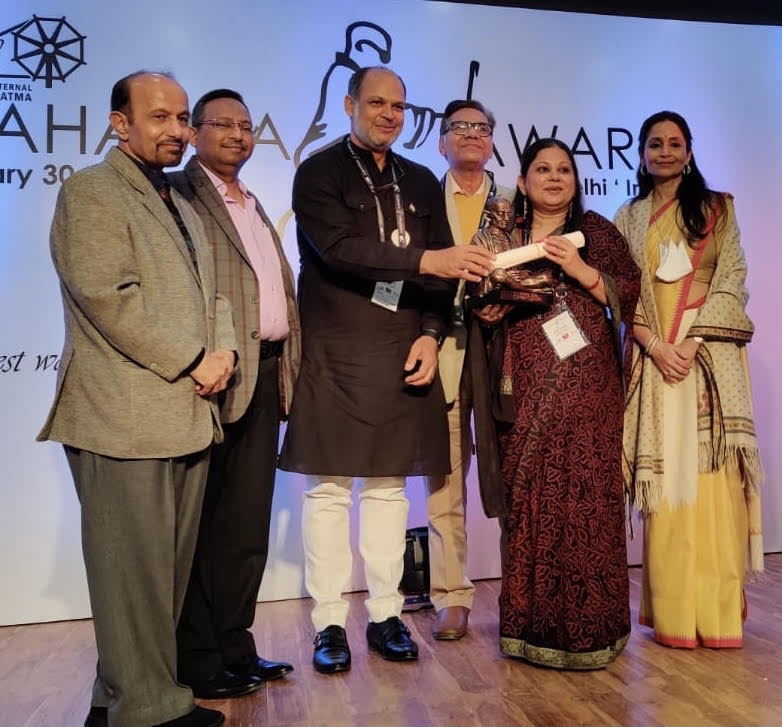 ‘India Mahatma Award’ for Social Good in ‘Clean Water & Sanitation’ Award