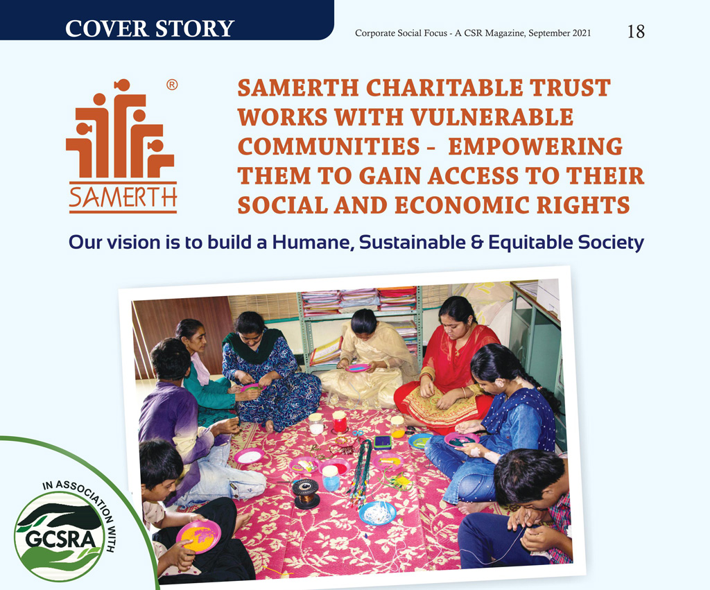 Cover Story – Corporate Social Focus A CSR magazine