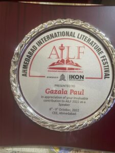 Gazala Paul, Managing TrusteeAhmedabad International Literature Festival